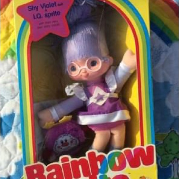 Vintage Shy Violet Rainbow Brite doll 1984 mint in box MIB antique collectable - Picture 3 of 6